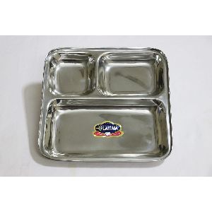 3 in 1 Square Paavbhaji Thali