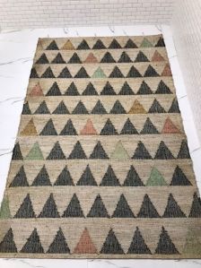 Hand Woven Multi Color Jute Rugs