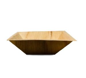 4 Inch Square Areca Leaf Bowl