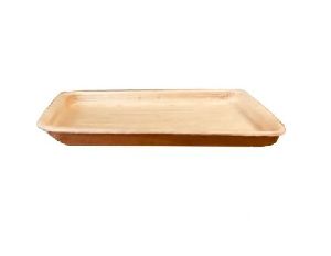 Rectangular Areca Leaf Tray