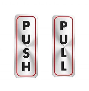 Push And Pull Signage