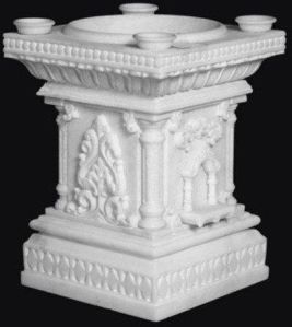 marble tulsi stand