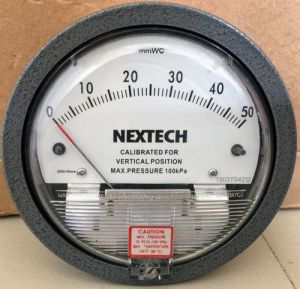 GEMTECH Magnehelic Gauge Range 0-50 MM