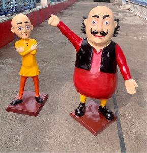 Fiber Cartoon Statues