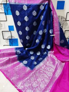 Banarasi semi georgette silk saree