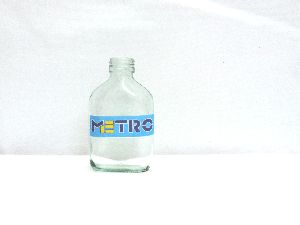 90ml Flat Glass Bottle