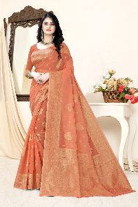 Chanderi Cotton Saree .