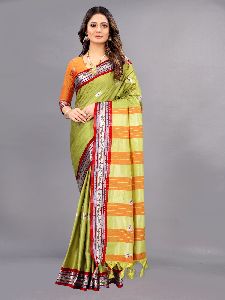 Paithani Style Cotton Silk Saree