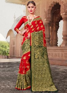 Pure Lichi Silk Saree