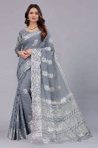 Linen Saree