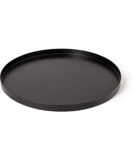 Back Powder Coated Round Tray For Serving Food