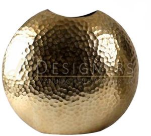 Hammered Aluminium Decorative Vase From Da Designers