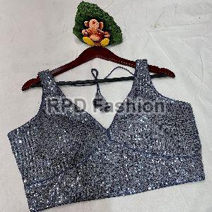 Imported Net Sequence Zara Sequin Blouse