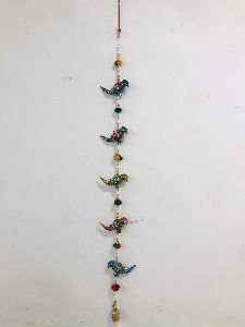 5 Pcs Sparrow Ceramic Hanging Toran