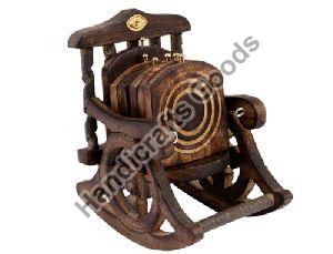 Wooden Rocking Chair Coaster
