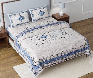 Pure Cotton Double Bedsheet Set