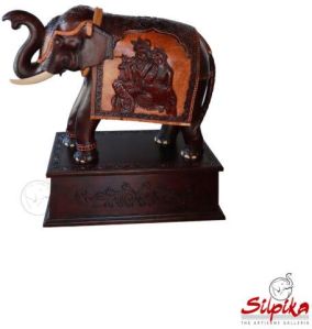 Handcrafted Wooden Elephant