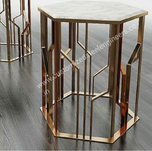 brass stool