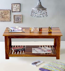 Coffee Table with Shelf Storage