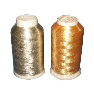 metallic zari thread