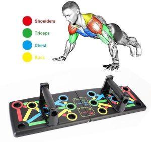 PORTABLE PUSH UP BOARD SYSTEM BODY BUILDING EXERCISE TOOL