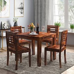 Wooden 4 Seater Dining Table