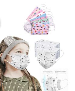 Kids 3 ply printed face mask