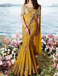Embroidered Fancy Saree