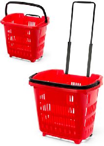 4 Wheel Shopping Basket