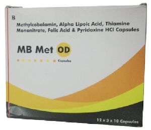 Methylcobalamin Alpha Lipoic Acid Thiamine Mononitrate Folic Acid & Pyridoxine HCL Capsules
