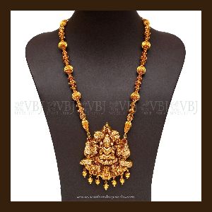 Nagas Gold Mixed Beaded Necklace