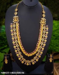 Nagas Haram Gold Mixed Necklace