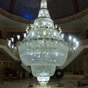 LED Glass Chandelier