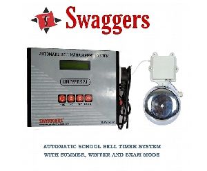 Swaggers Metal Automatic school timer and bell (color -BLACK )