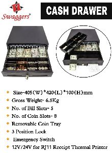 SWAGGERS METAL CASH DRAWER 13 COMPARTMENTS