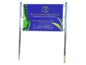 Outdoor Stainless Steel Sign Board