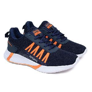 Asian Black Orange Sports Shoes