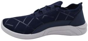 Blue Check Sports Shoes