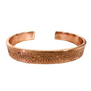 Copper Hammered Bracelet