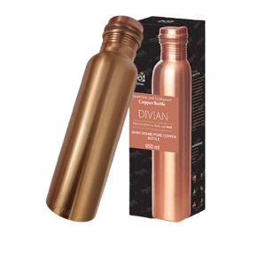 Plain Copper Water Bottle