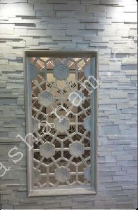 Stone Jali With Mint Stone Panel