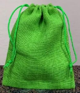 Colored Jute Potli Bag