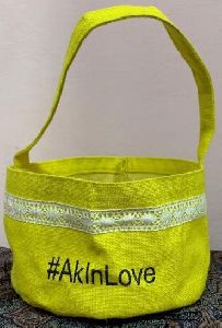 Jute Basket Bag