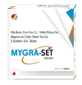 mygra set migraine headache pain relief tablet