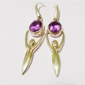 Amethyst Stone Earrings