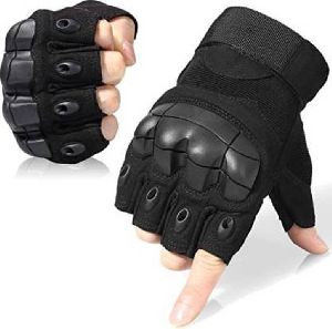 motorbike fingerless gloves