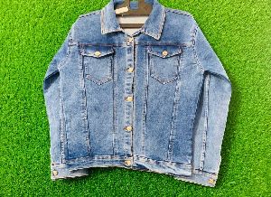 Girls knitting jeans jackets