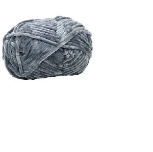 Chenille Gray Yarn, 65-yd. Skeins