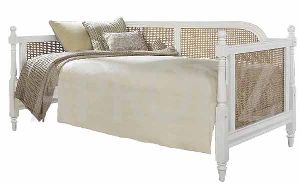Twin Size Mango Wood Cane Daybed with Trundle