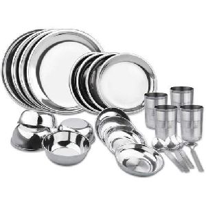 24 Piece Stainless Steel Dinner Set